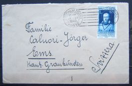 BRIEF VON VATIKANSTADT GELAUFEN 1940 NACH EMS