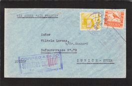 Flugbrief Bolivien ( La Paz) - Zürich , 1939