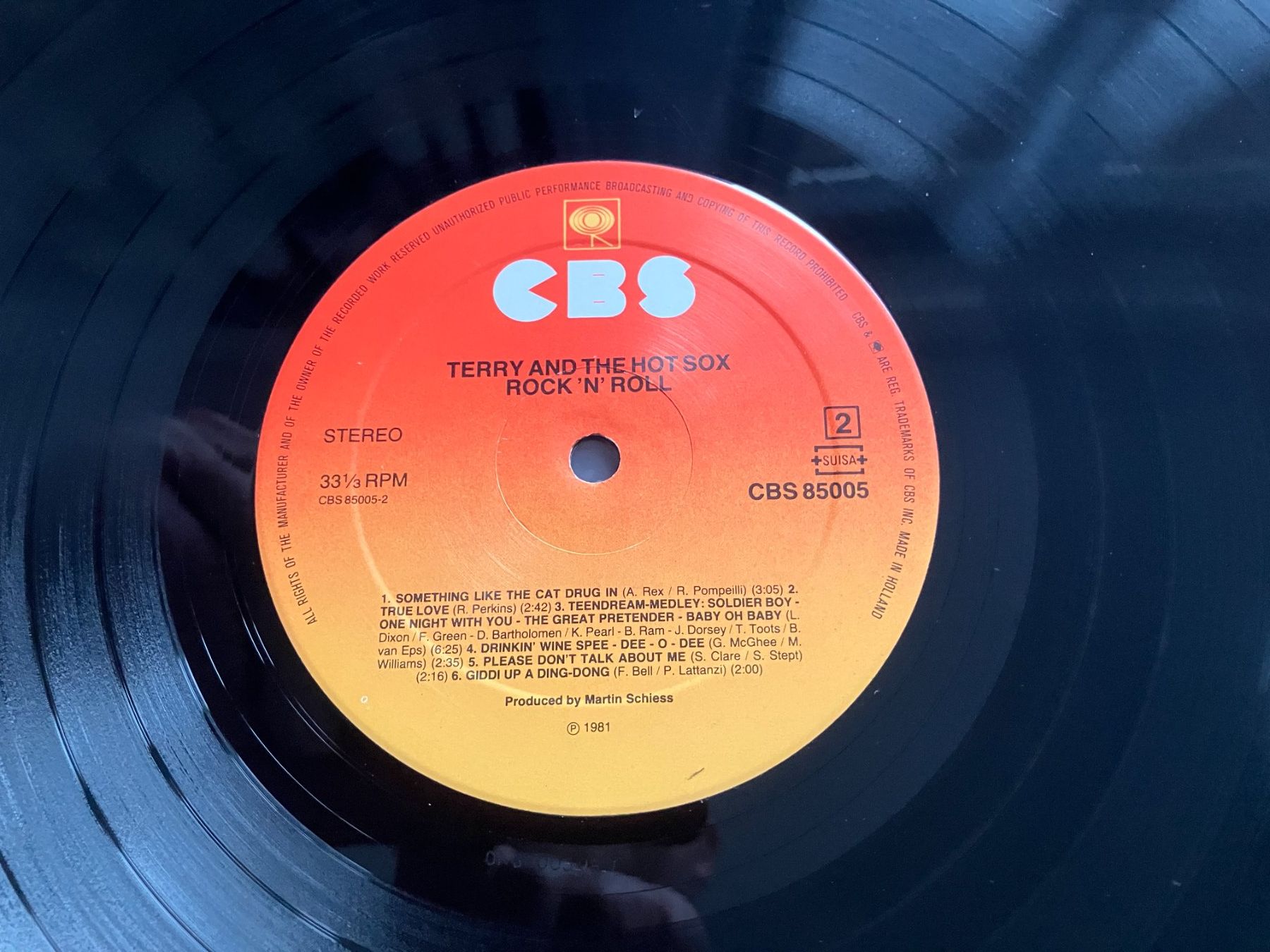Dischi in vinile: Terry And The Hot Sox – Usato da Aarwangen venduto da Jukebox3 9