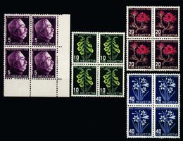 1948, Pro Juventute, Viererblöcke** SBK 28.–