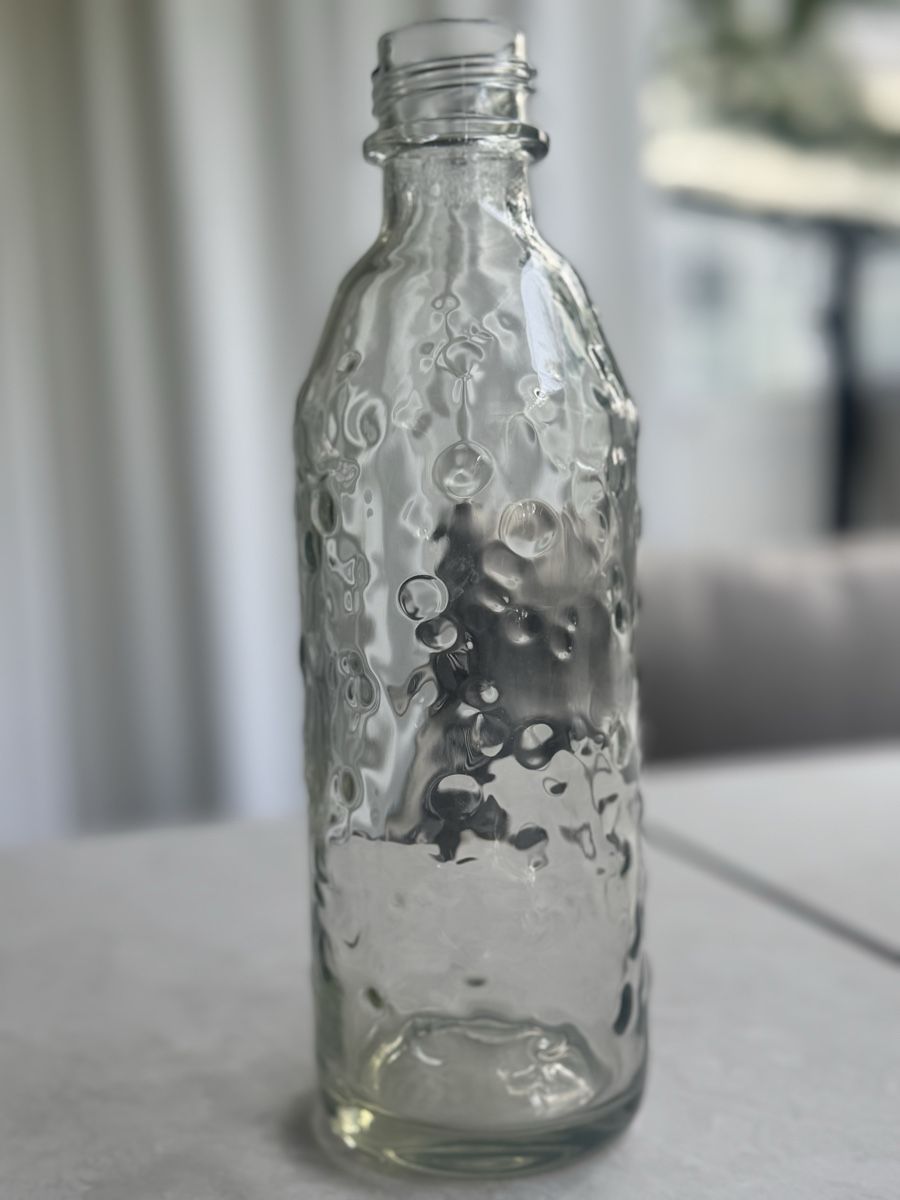 Autres vaisselles & verres: Sodabär Glasflasche transparent strukturiert  – D'occasion à zürich par Bailey17 7