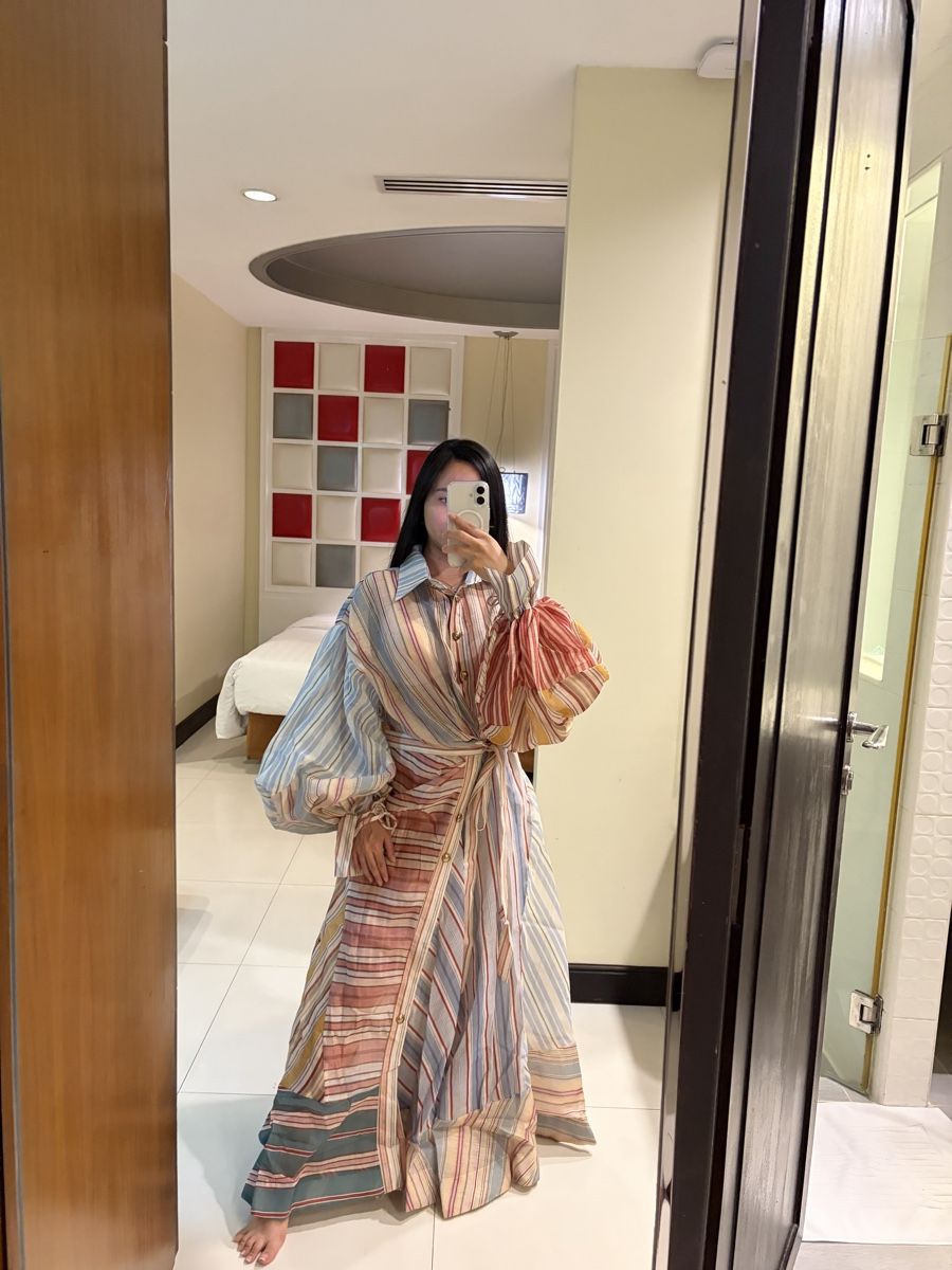 Vestiti: Elegant Linen Blend Maxi Dress – Nuovo (secondo la descrizione) da St.Josefen venduto da lop_lh8d 3