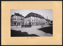 Fotografie Pulsnitz, Bismarkplatz mit Ap