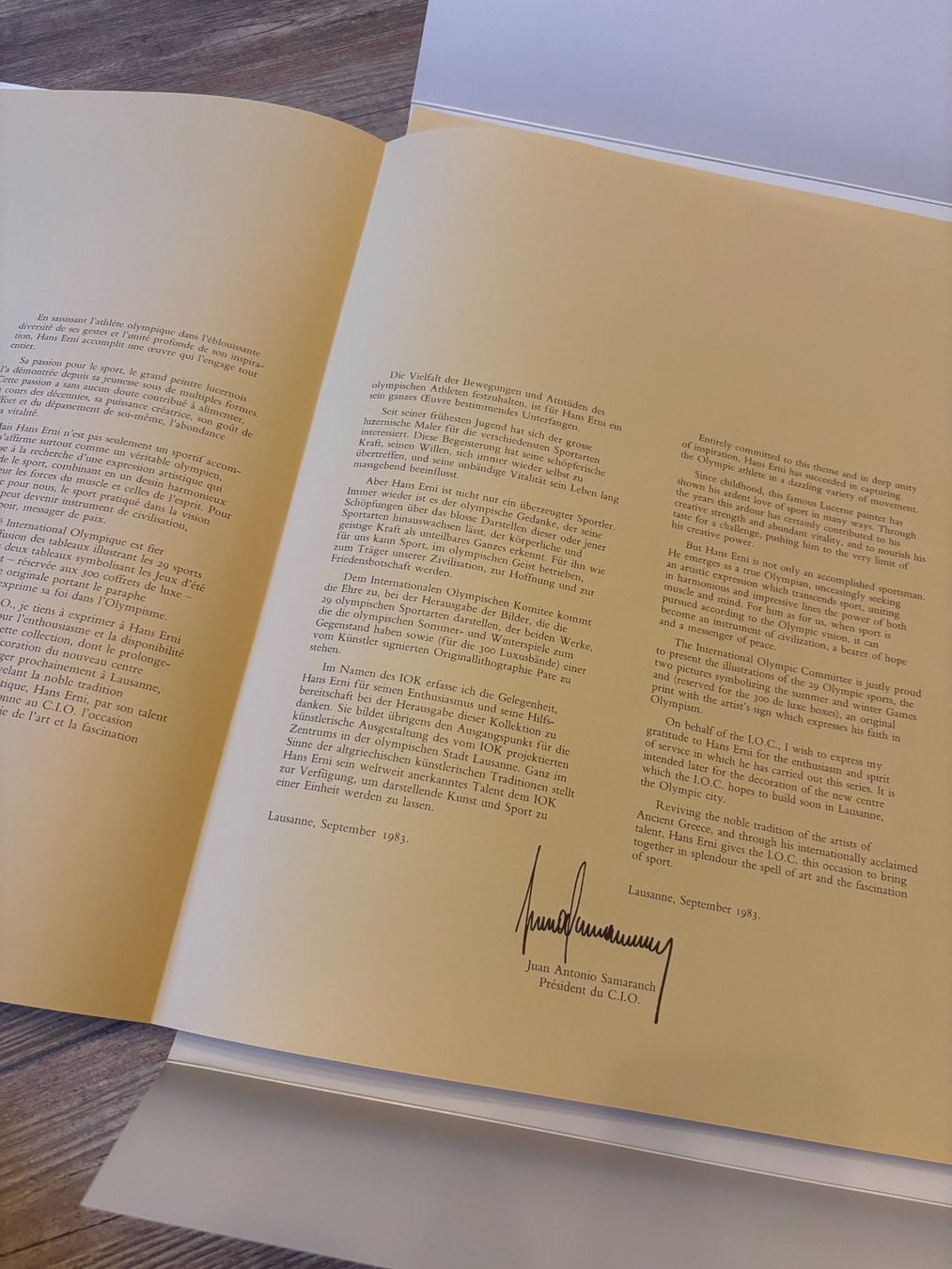 Grafica & Litografie: Hans Erni - limitierte Olympia-Sammlung 1983 - komplett – Nuovo (secondo la descrizione) da Neuhaus SG venduto da TaPave 3