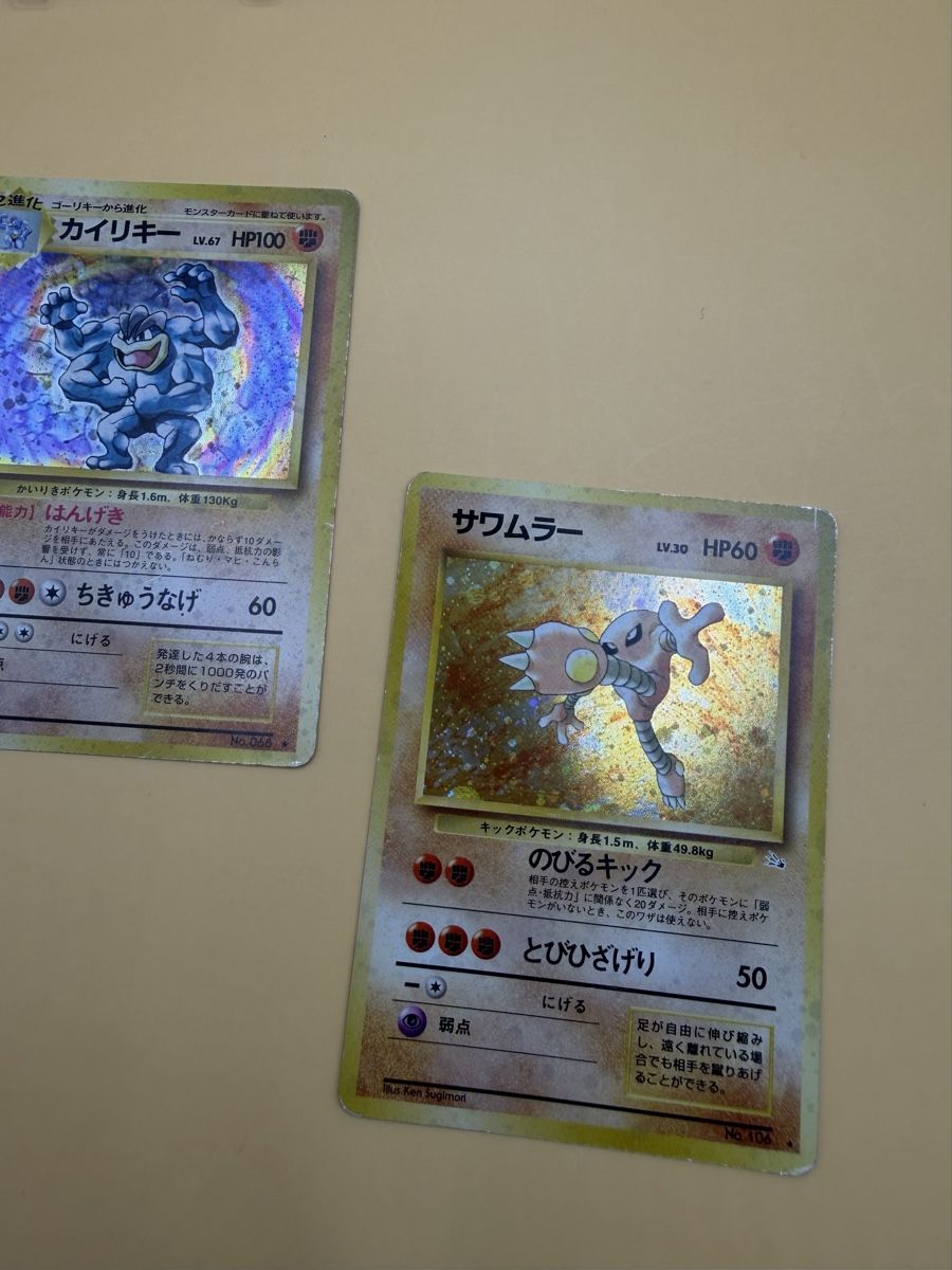 Pokémon Carte collezionabili: Hitmonlee & Machamp JP – Nuovo (secondo la descrizione) da Wetzikon ZH venduto da KartenKid 2