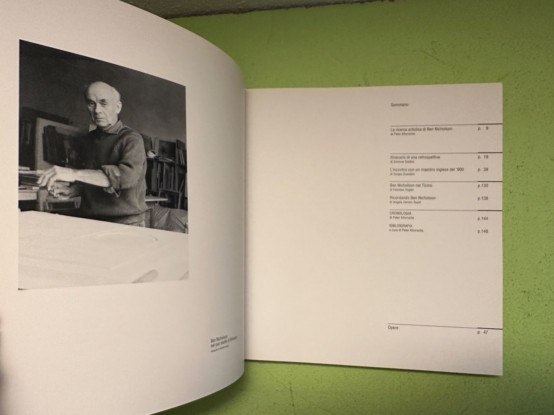 Bücher: Simone Soldini: Ben Nicholson. opere dal 1921 al 1981. – Gebraucht aus Zürich von allp 3