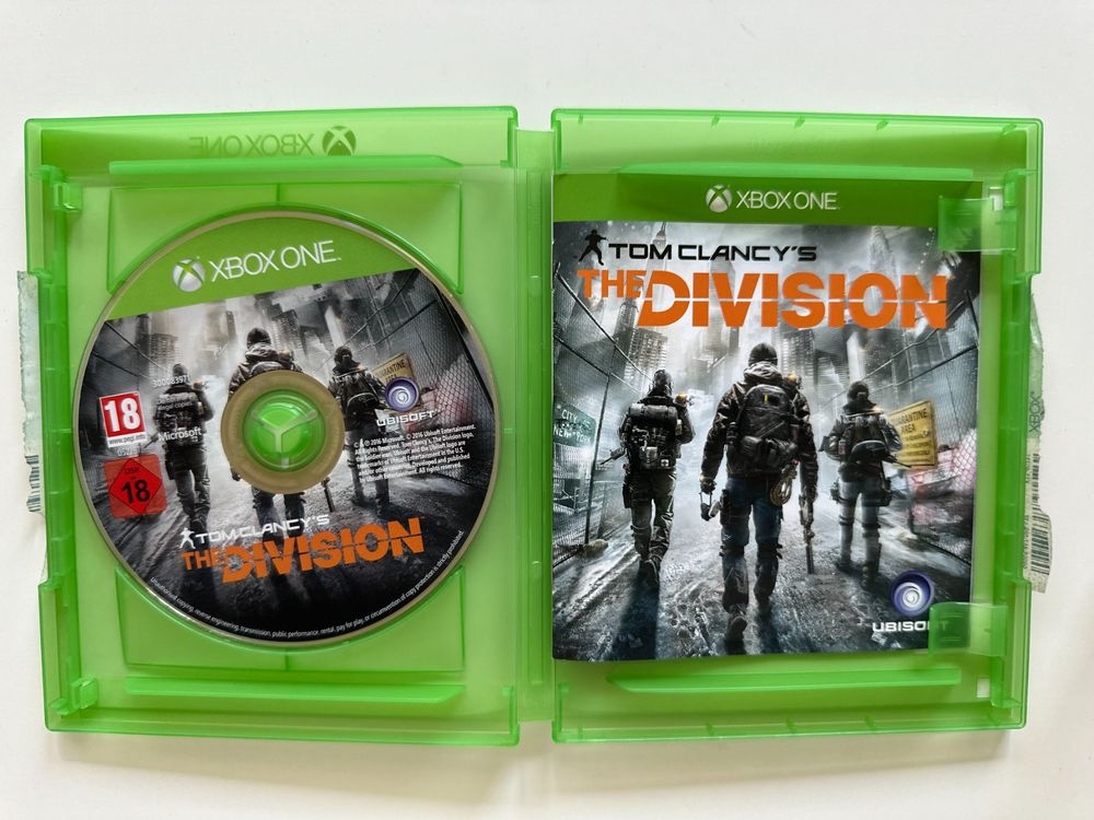Jeu The Division Pour Xbox One - CD Seul En Très Bon état, Région Libre