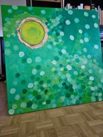 100x 100cm acryl Bild/unikat