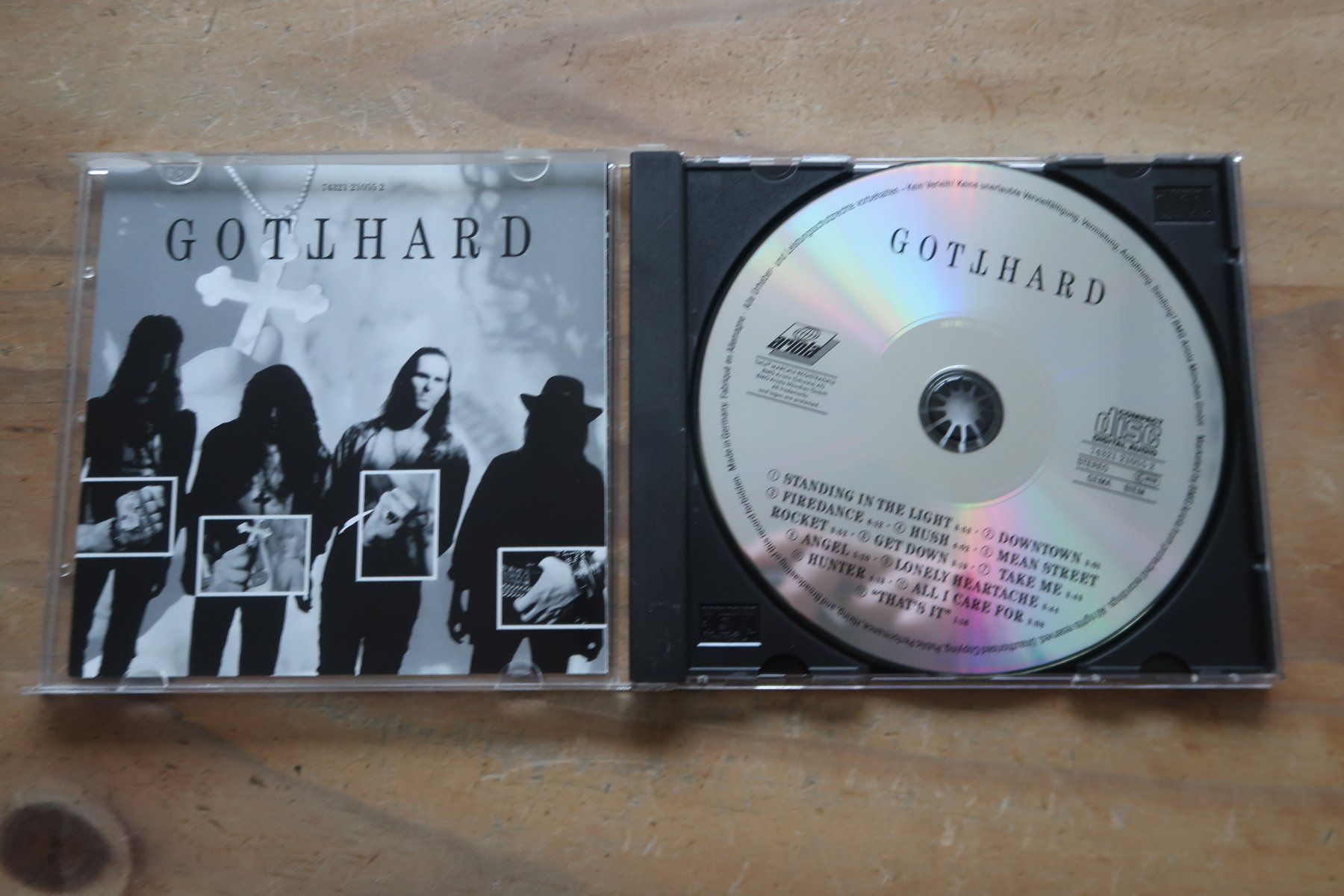 CDs: GOTTHARD - ST - RARES GRAUES COVER - mit Steve Lee CD – Gebraucht aus Basel von Patiscat 3