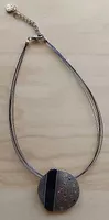 Collier pendentif rond
