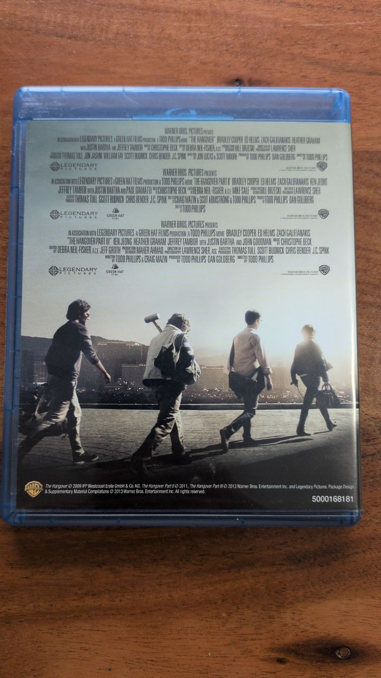 Alle DVDs: Hangover Trilogie Blu-ray Filme – Gebraucht aus Thun von Pizzamike 1