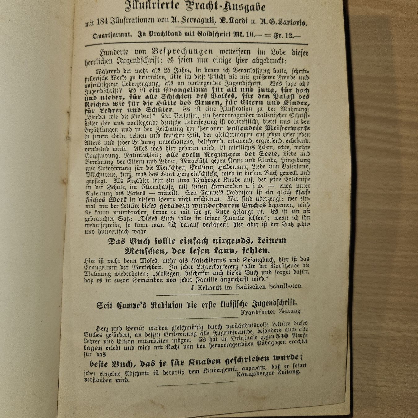 Libri: Antikes Jugendbuch "Herz" von de Amicis, Basel 1911 – Usato da Kriens venduto da gra_fhn7 2