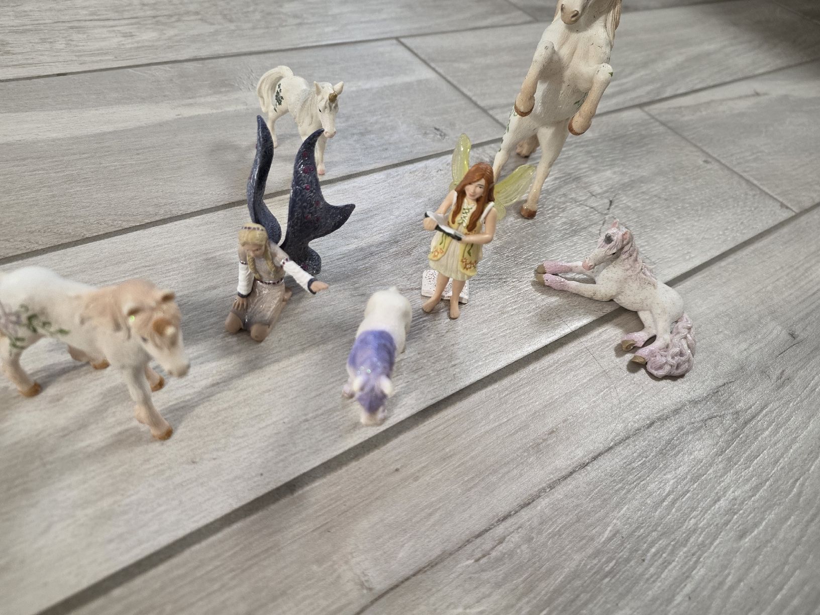 Schleich Statuette: Schleich Set Einhörner und Feen Figuren  – Usato da Dorf venduto da Echo_Elements 4
