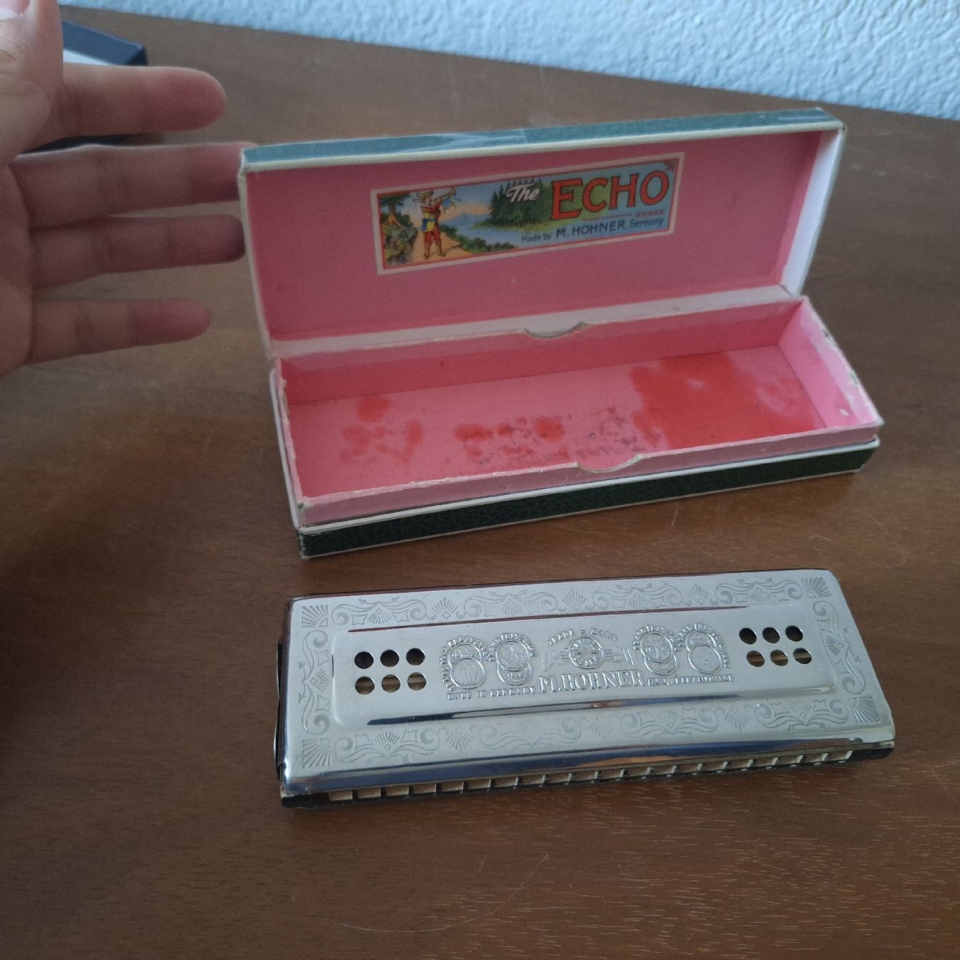 Hohner Strumenti musicali: Versand möglich. Hohner Echo Mundharmonika – Usato da Winterthur venduto da Goldpipau 3