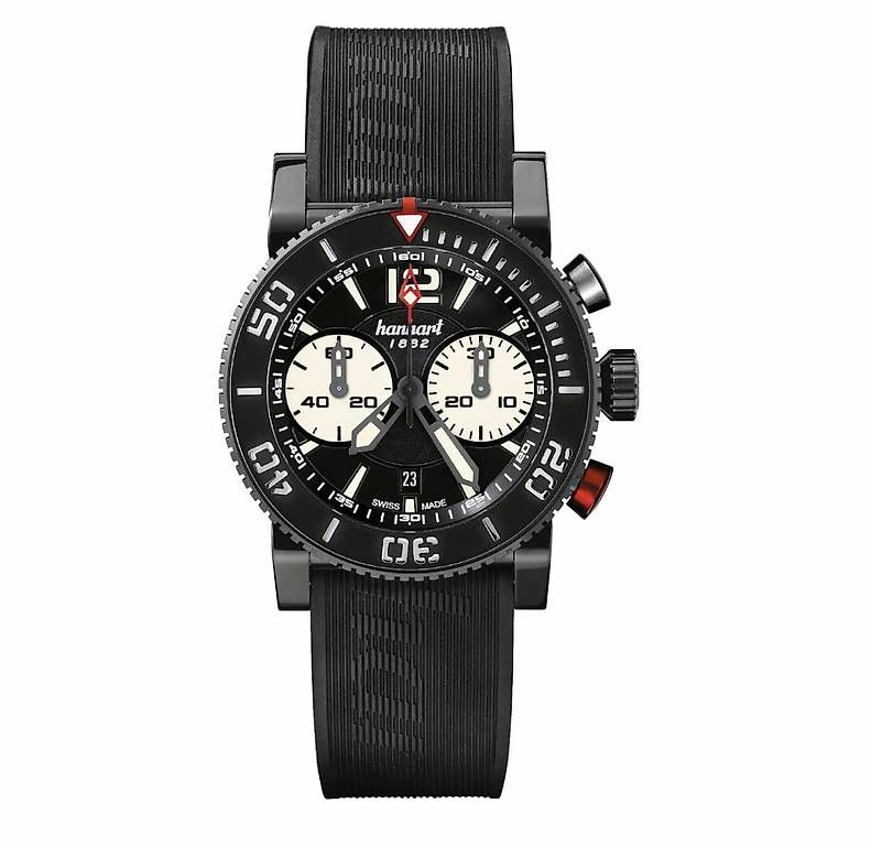 Uhren: Hanhart Primus Diver Chronograph Automatik 44mm – Gebraucht aus Männedorf von GSgolfer