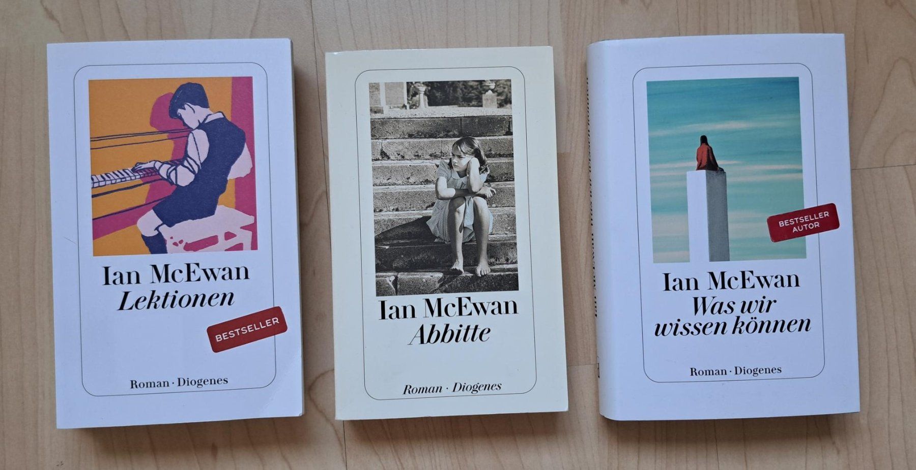 Bücher: 3x Romane, Diogenes, Ian McEwan – Gebraucht aus Basel von Patiscat