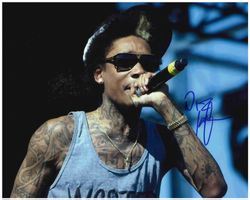 WIZ KHALIFA - handsigniertes Grossfoto (20x25cm) mit COA
