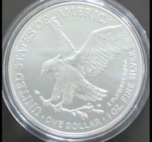 Silbermuenze USA American Eagle 1 Oz 2024 Weihnachten