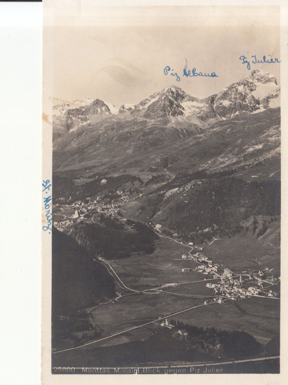 Cartoline postali: Muottas Muraigl 1924 – Usato da Bürglen TG venduto da StampGraf
