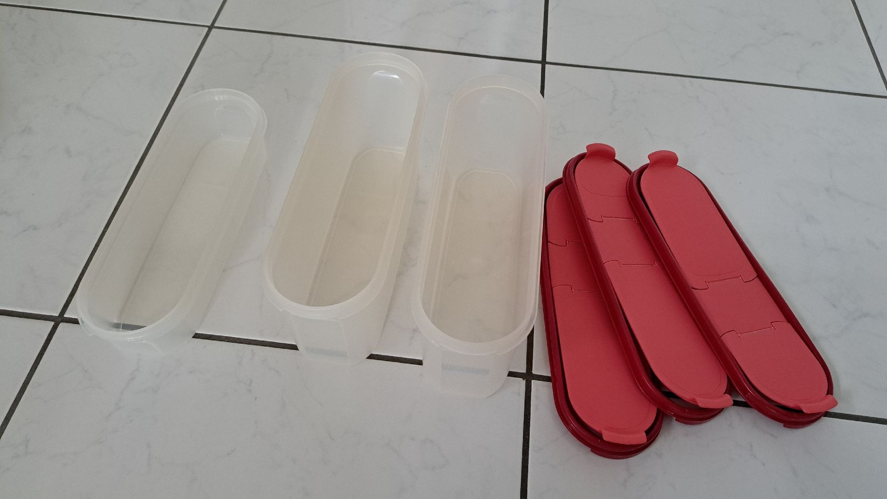Tupperware Recipients et similaires: 3 Tupperware 1 liter und 5 dl – D'occasion à Zofingen par Gabe0815 3