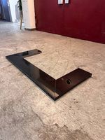 Kaminverkleidung Granit Schwarz Glänzend 3-teilig