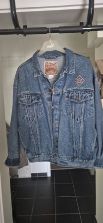 Vintage Oversized Jeansjacke Grösse L