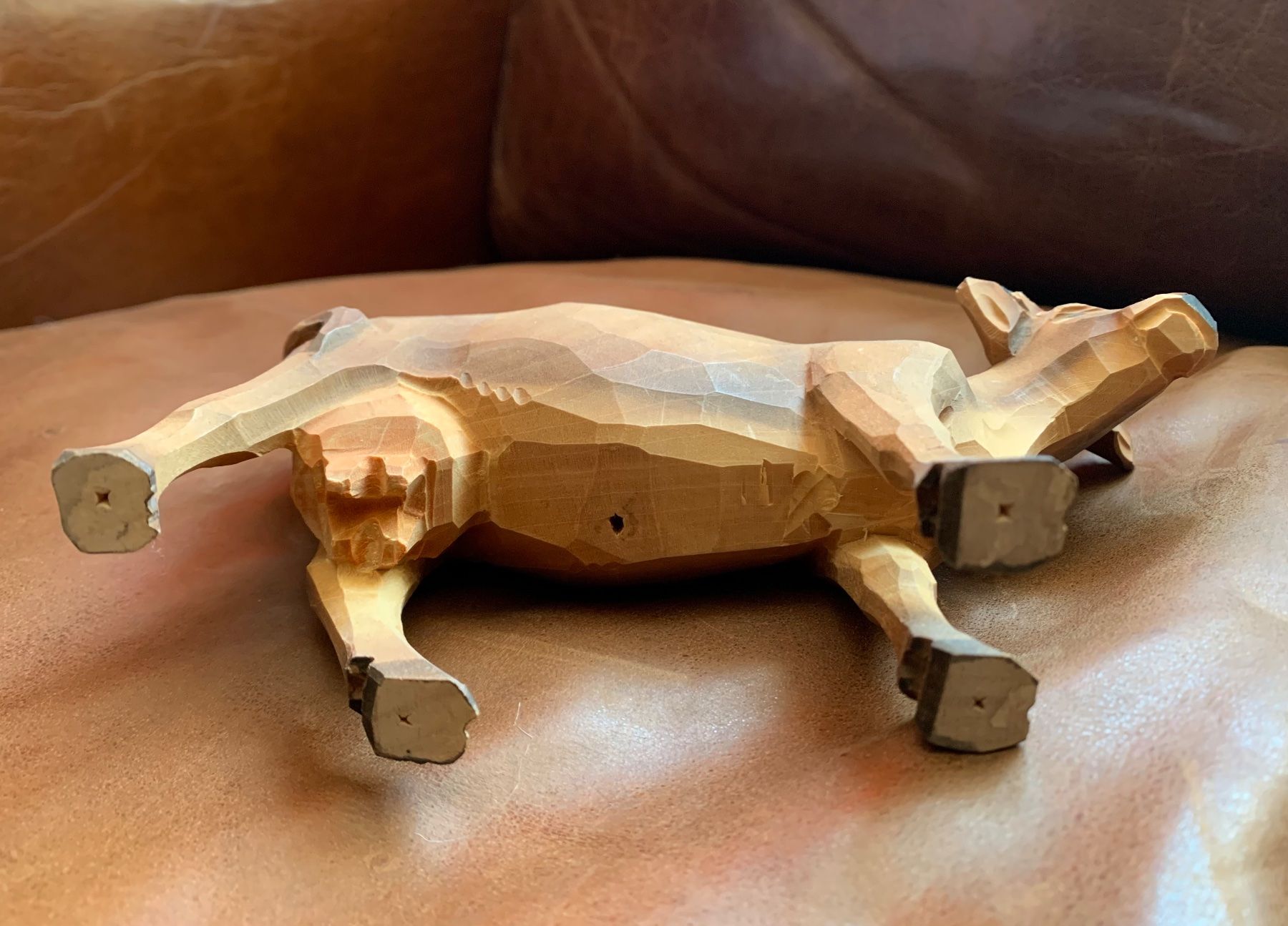 Statuette: Kuh Holz, Huggler Brienz, Krippenfigur – Usato da Kloten venduto da petrol5555 3