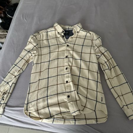 Herren Hemd Only & Sons Grösse XL/L Regular beige kariert