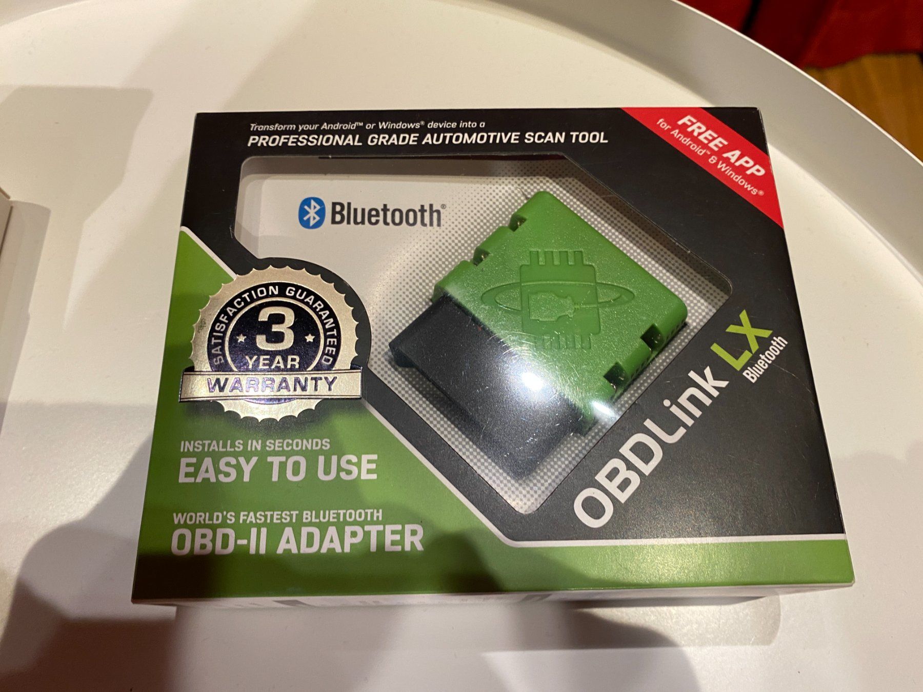 Laufwerke & Adapter: OBDLink LX Bluetooth Adapter incl ScanMaster OBD 2 Diagnoses – Neu (gemäss Beschreibung) aus Dürnten von