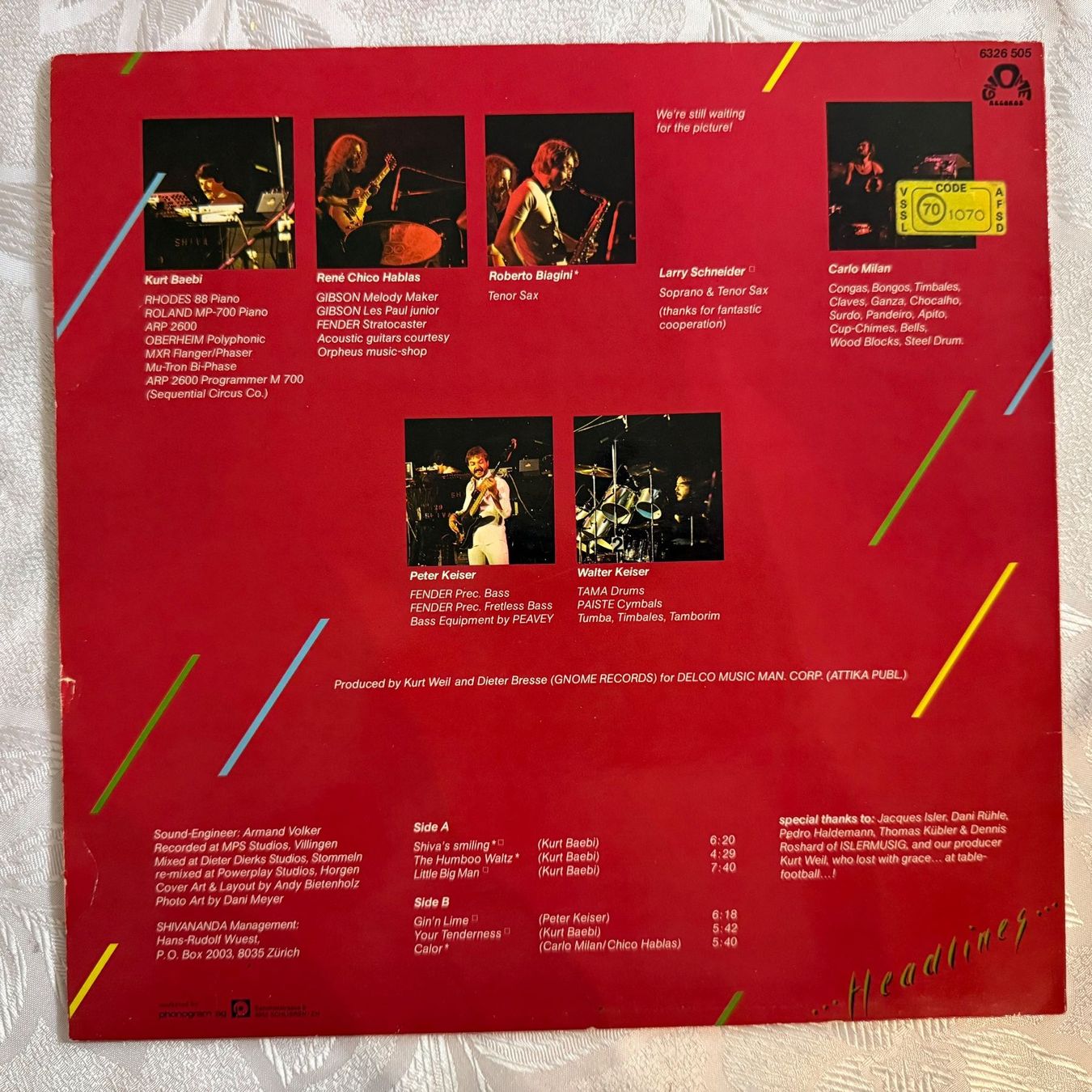 Dischi in vinile: SHIVANANDA - HEADLINES – Usato da Zürich venduto da fehlton 1