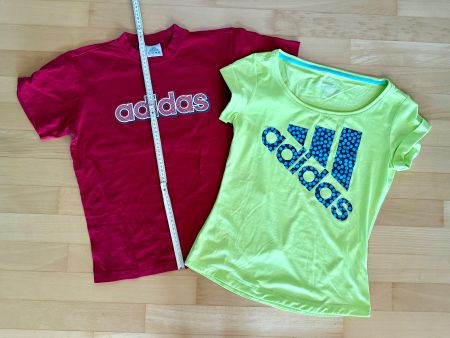 2 Adidas Laufleibchen, Sportleibchen