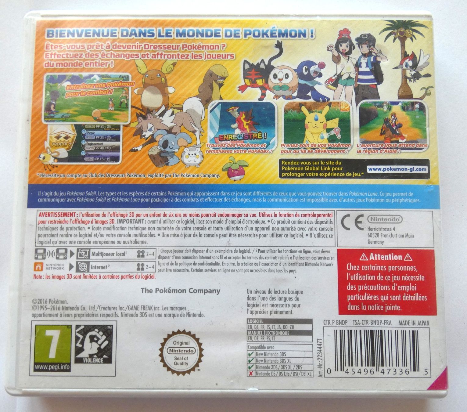 Pokémon Spiele: Nintendo 3DS - POKEMON Soleil – Gebraucht aus La Sarraz von classicworldcoins 1