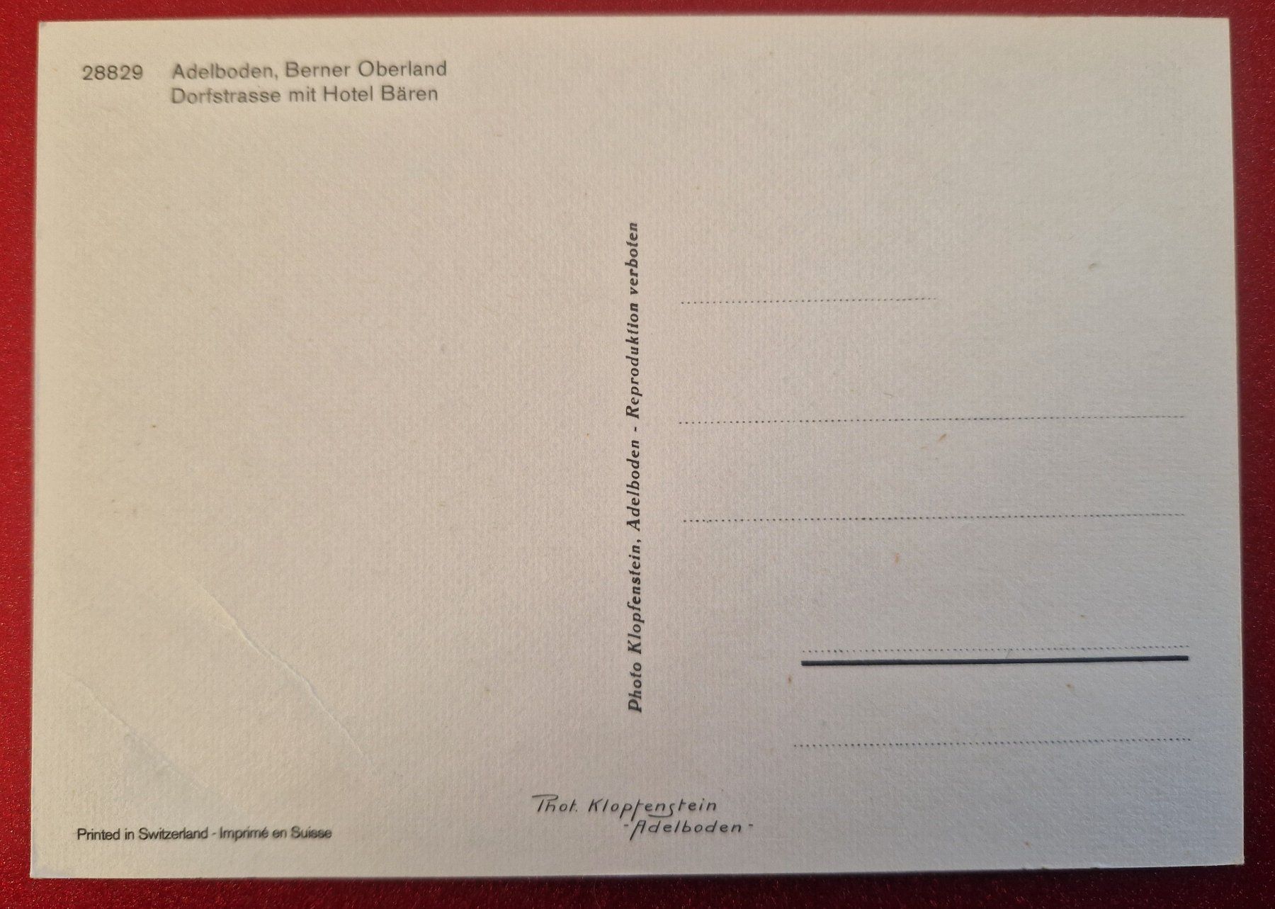 Cartoline postali: Adelboden mit Hotel Bären – Nuovo (secondo la descrizione) da Melchnau venduto da Arthurius 1