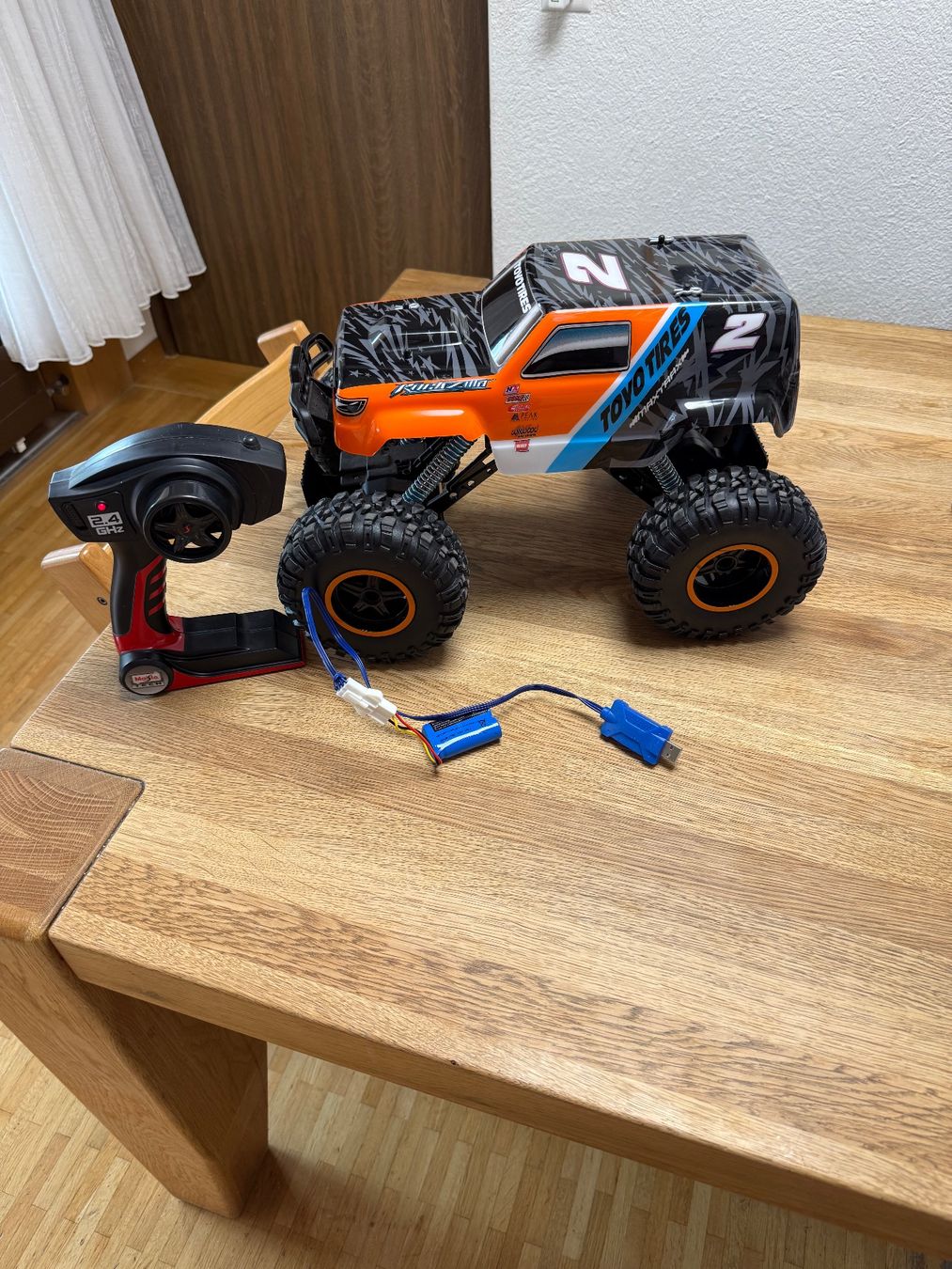 Maisto Modellismo RC: Maisto Tech RC Rockzilla 2 Orange/Schwarz – Usato da RIET (NEFTENBACH venduto da SAMUEL110