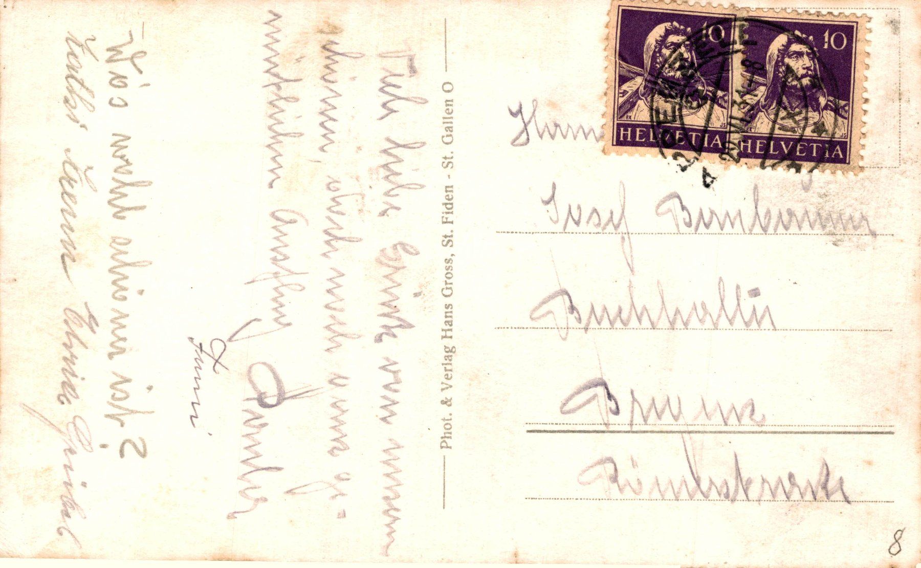 Cartoline postali: Appenzell, Gesamtansicht – Usato da Bronschhofen venduto da Astore 1