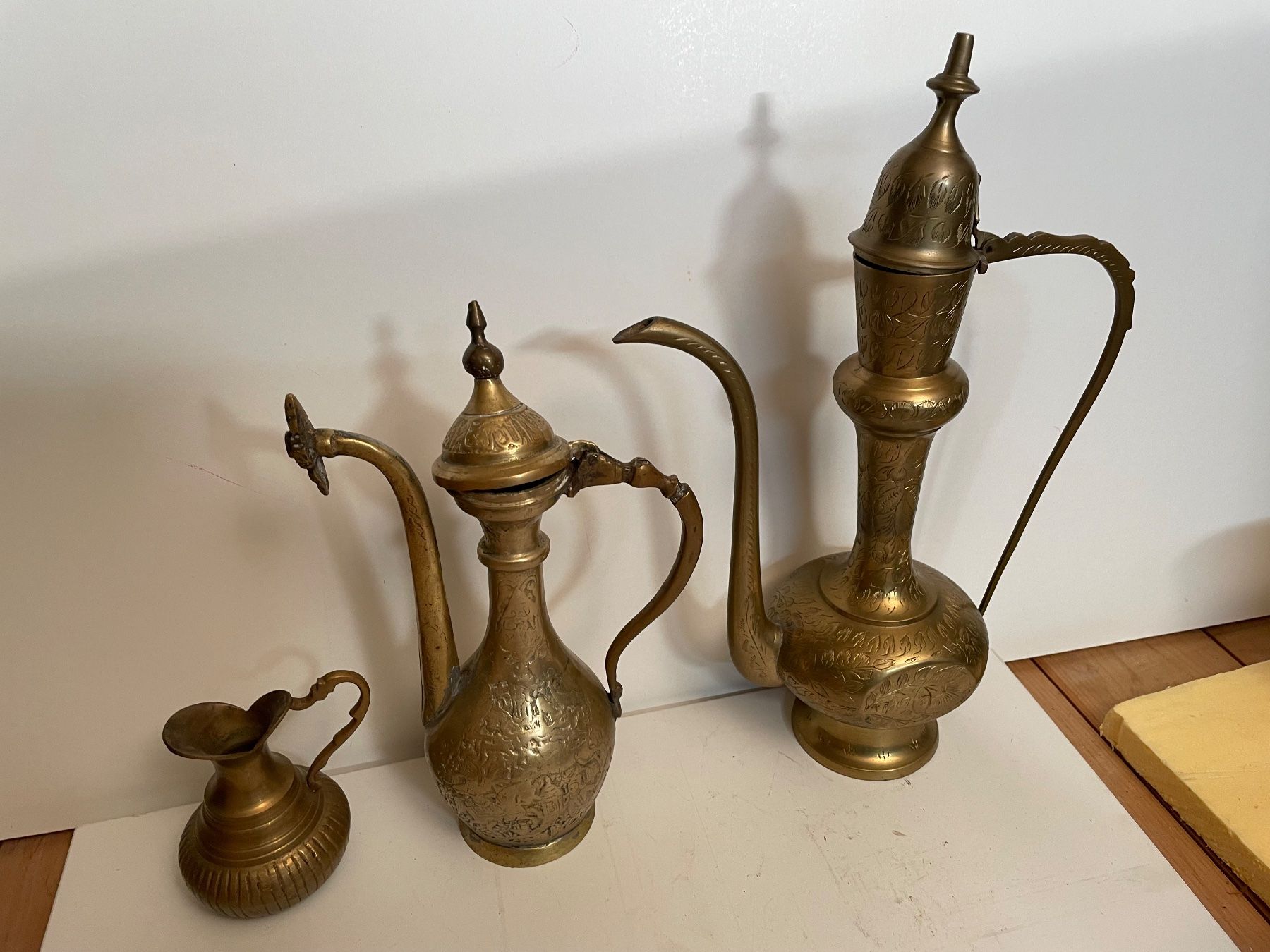 Karaffen: 3x Messing Krug – Gebraucht aus Erlinsbach SO von Demonja