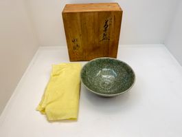 Teeschale Japan Chawan Keramik-  20. Jh. „Kiyomizu“
