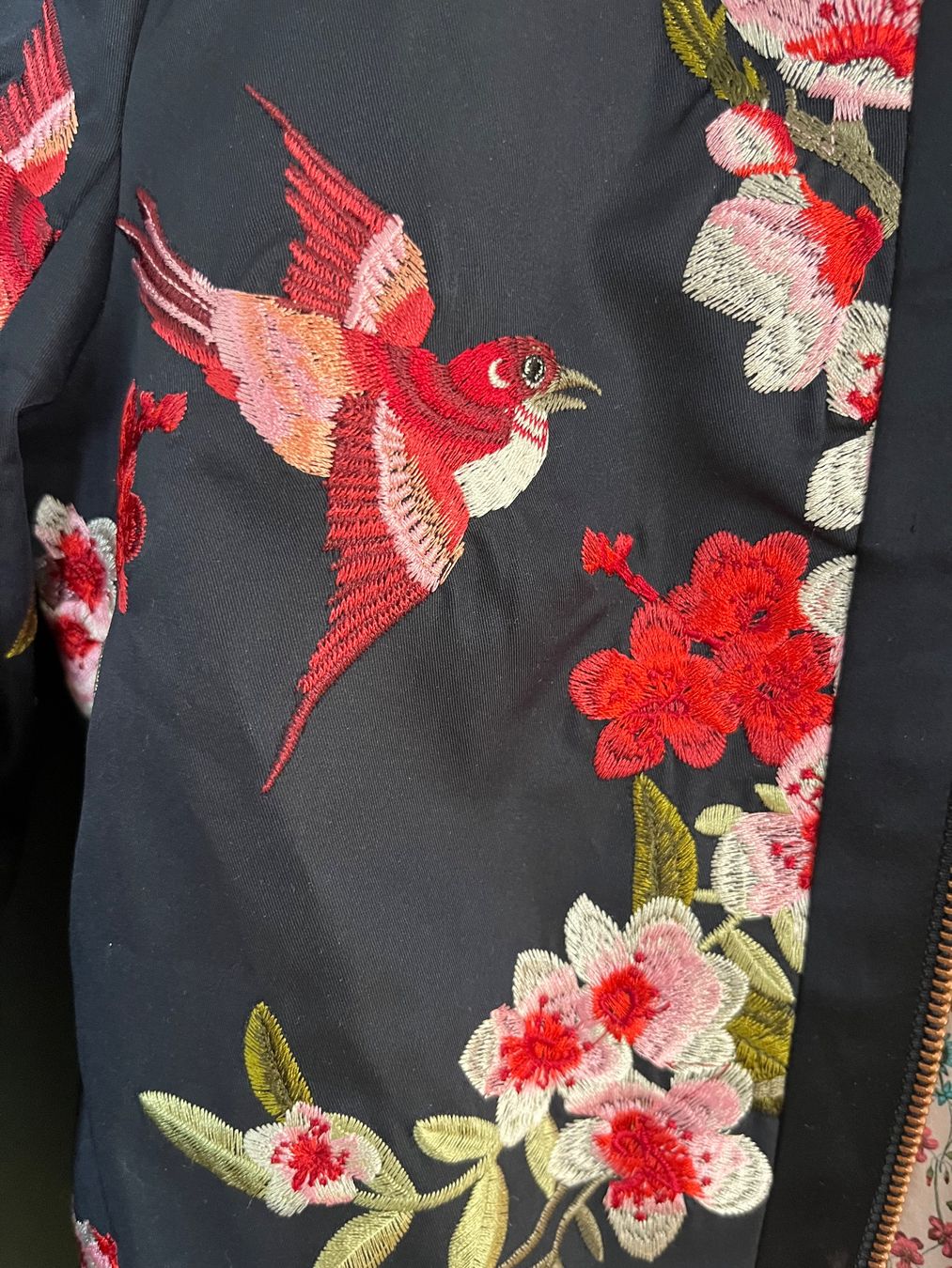 Ted Baker Vestes: Ted Baker Bomberjacke Blumenprint Vögel Grösse 0 – D'occasion à Meilen par pau_6chq 4
