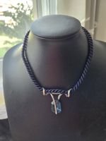 Pierre Lang  Collier mit Facettiertem Kristall Länge 43cm