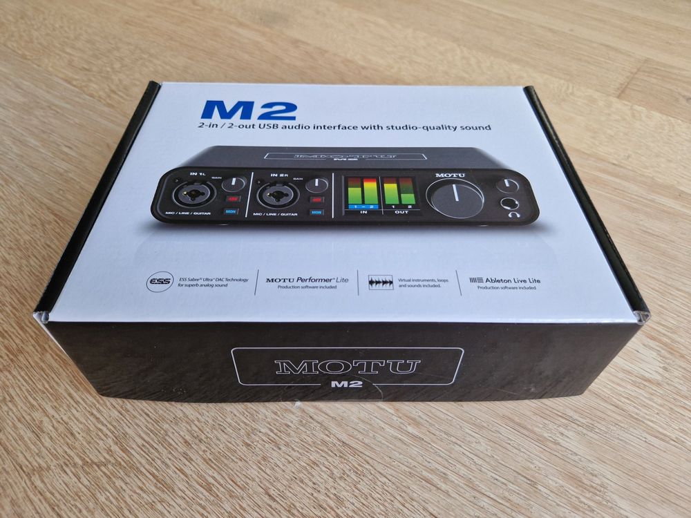 MOTU M2 - USB Audio Interface (Neu und originalverpackt) in Zurich für ...