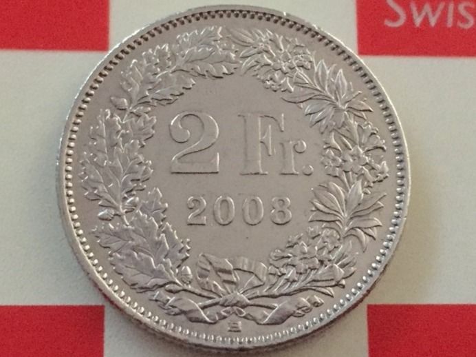 Alle Münzen: 2 Franken 2008 ss-vz – Gebraucht aus Elsau von herbybay