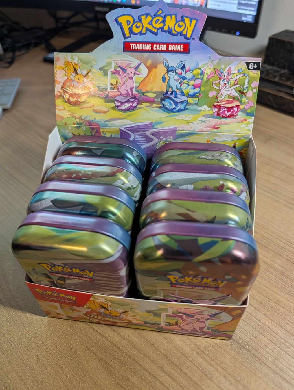 Giochi: Pokemon Prismatic Evolutions Mini Tins Complete (8/8) EMPTY – Usato da Glattpark(Opfikon) venduto da fnhabach 1