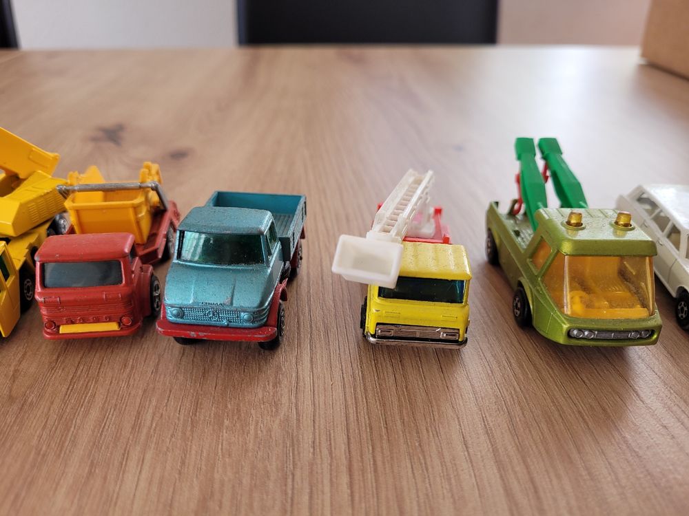 Spielzeug auto und Lastwagen zirka 40 jahre alt / A 5 3