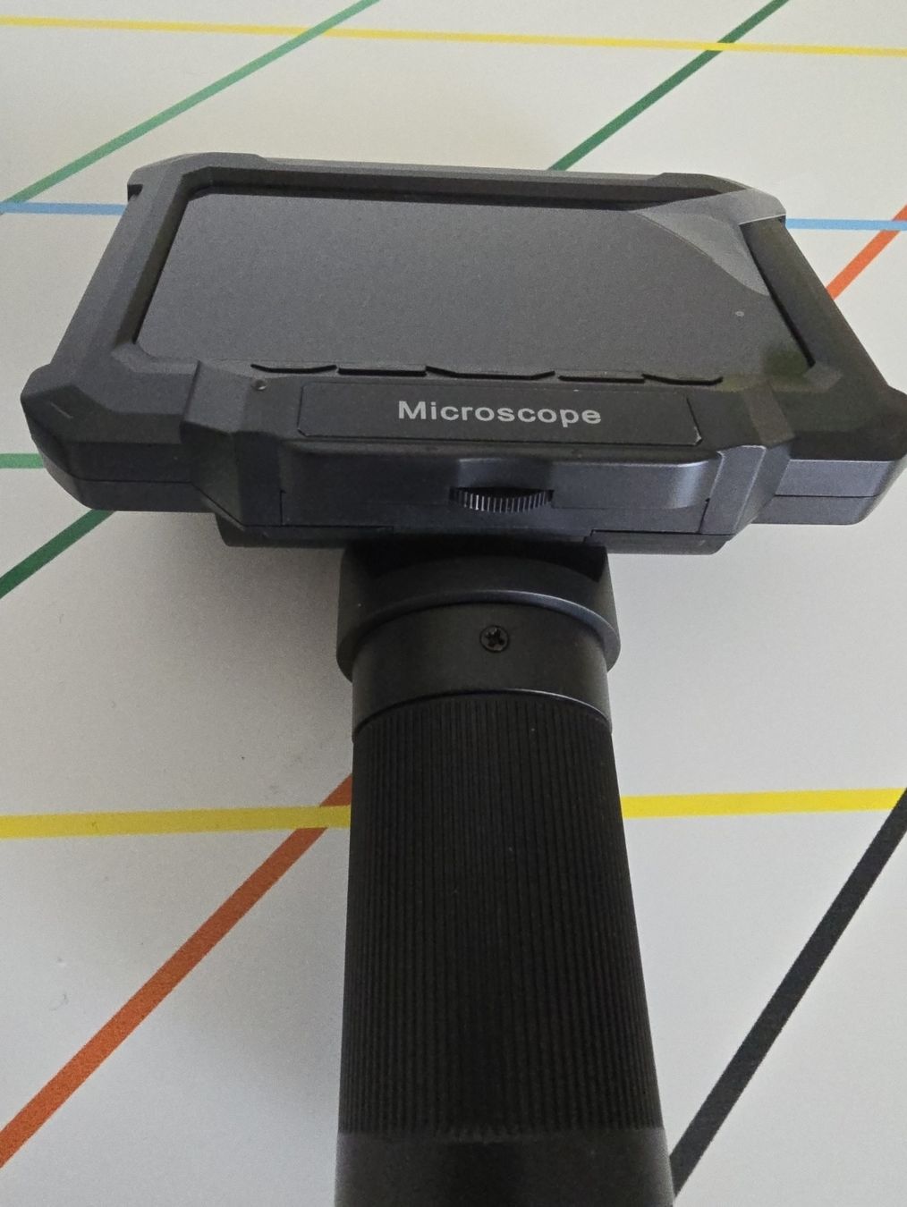 Mikroskopie: Digital Microscope with Screen and Stand, Black, Used – Neu und originalverpackt aus Zürich von dev_5brj 5