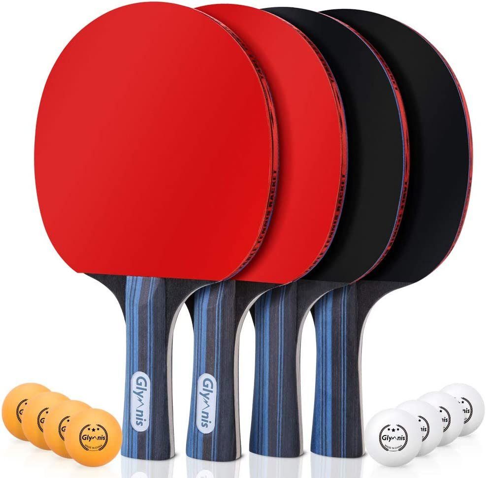 Tennis da tavolo: 4 Tischtennisschläger + 8 Bälle – Nuovo e nell'imballaggio originale da Nuglar venduto da SaleRitter