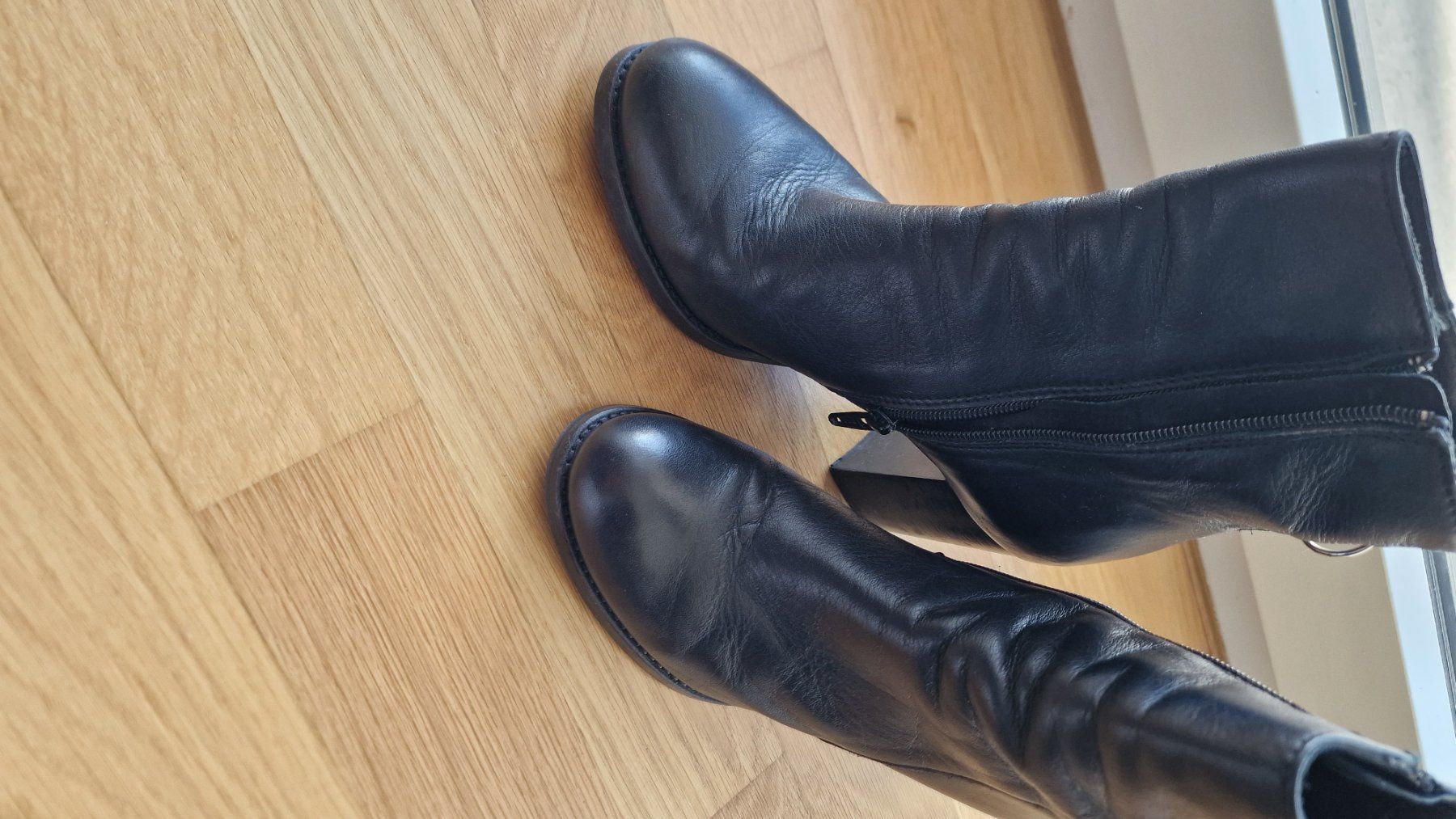 Damenschuhe: Lederstiefel von Manfield – Gebraucht aus Zug von dhi_f7jd 6