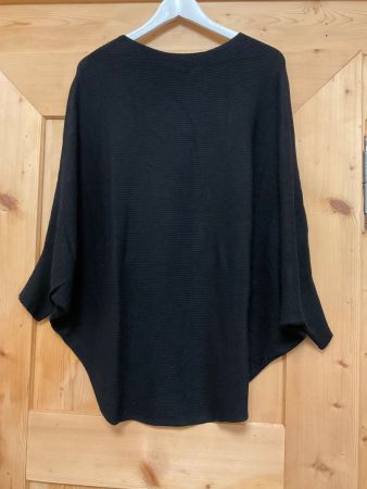 Pullover schwarz Strick Grösse 40 / 42