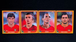 Panini South Africa 2010 (Swiss Edition) - Mini lot Portugal