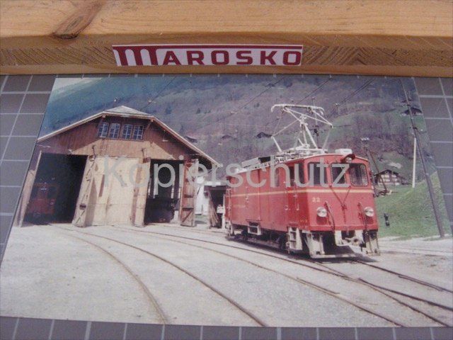 Cartoline postali: Echtfoto: Triebwagen der Sernftalbahn, ca 1968, Sernftalbahn – Usato da Malters venduto da Marosko