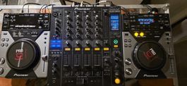 Pioneer DJ Set 2x CDJ-400 + DJM-800 + Flightcase + OVP